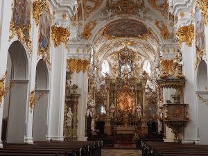 Stiftskirche zu Unserer lieben Frau zur Alten Kapelle in Regensburg, ein Meisterwerk des Rokoko. © Foto: Rainer Hamberger, 2016