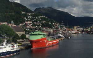 Bergen in Norwegen.