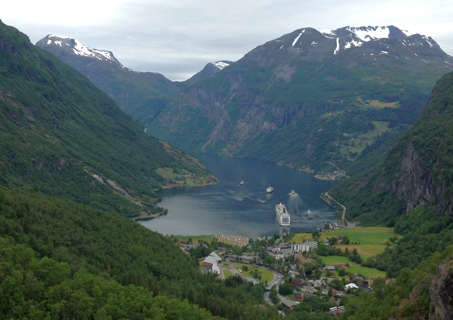 Der Geirangerfjord in Norwegen.