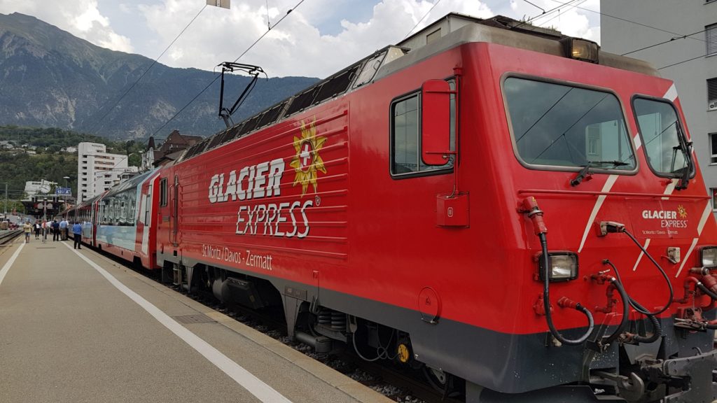 Die spektakulärste Bahnroute der Schweiz „Glacier
