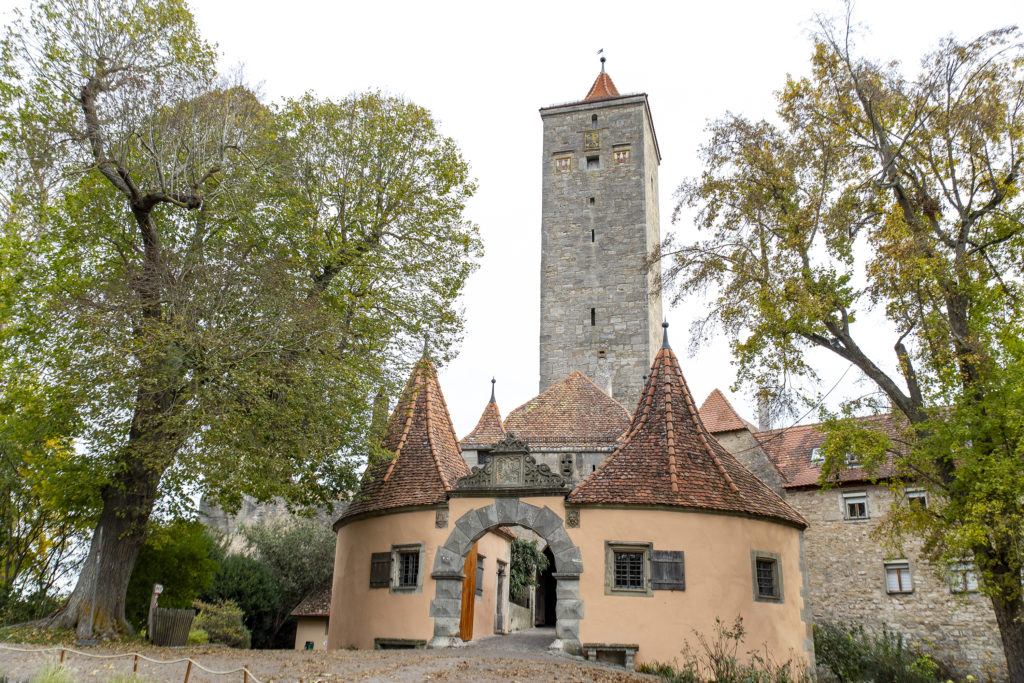 Rödertor und Röderturm befinden sich im Osten von Rothenburg.